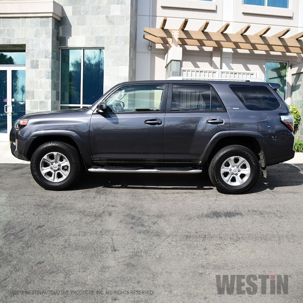 Westin Automotive 14-16 4RUNNER SR5/10-16 TRAIL PRO TRAXX 4IN OVAL STEP BAR STAINLESS STEEL 21-23830 - main